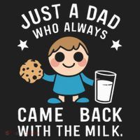 Just A Dad Who Always Came Back With The Milk Beanie thumb 2