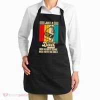 Just A Dad Who Always Came Back With The Milk FatherS Day Apron thumb 2
