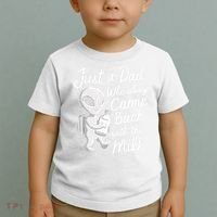 Just A Dad Who Always Came Back With The Milk Funny Alien Toddler T-Shirt thumb 2