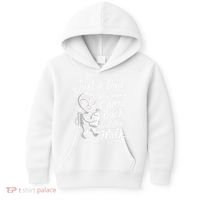 Just A Dad Who Always Came Back With The Milk Funny Alien Kids Hoodie thumb 0
