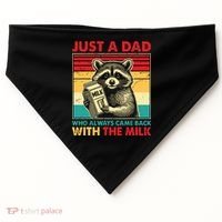 Just A Dad Who Always Came Back With The Milk USA-Made Doggie Bandana thumb 0