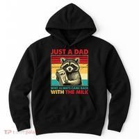Just A Dad Who Always Came Back With The Milk Hoodie thumb 0
