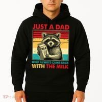 Just A Dad Who Always Came Back With The Milk Hoodie thumb 2