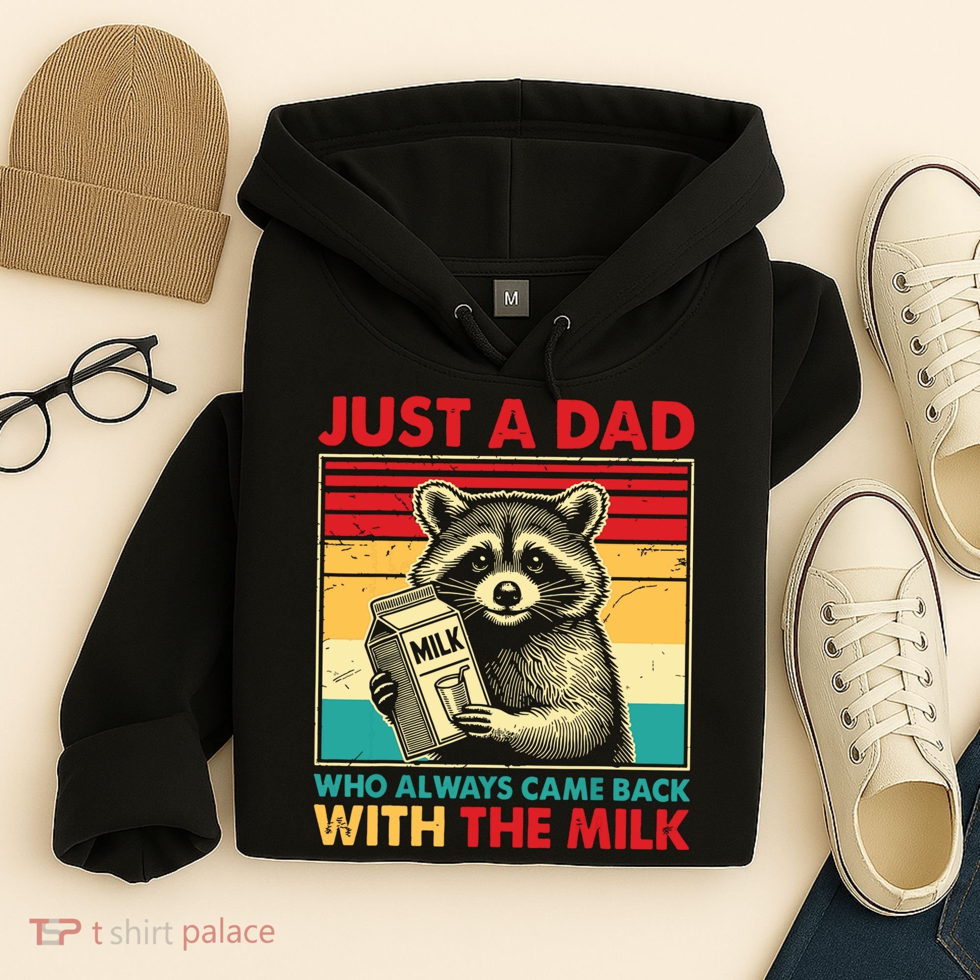 Just A Dad Who Always Came Back With The Milk Hoodie
