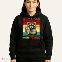 Just A Dad Who Always Came Back With The Milk Hoodie thumb 5