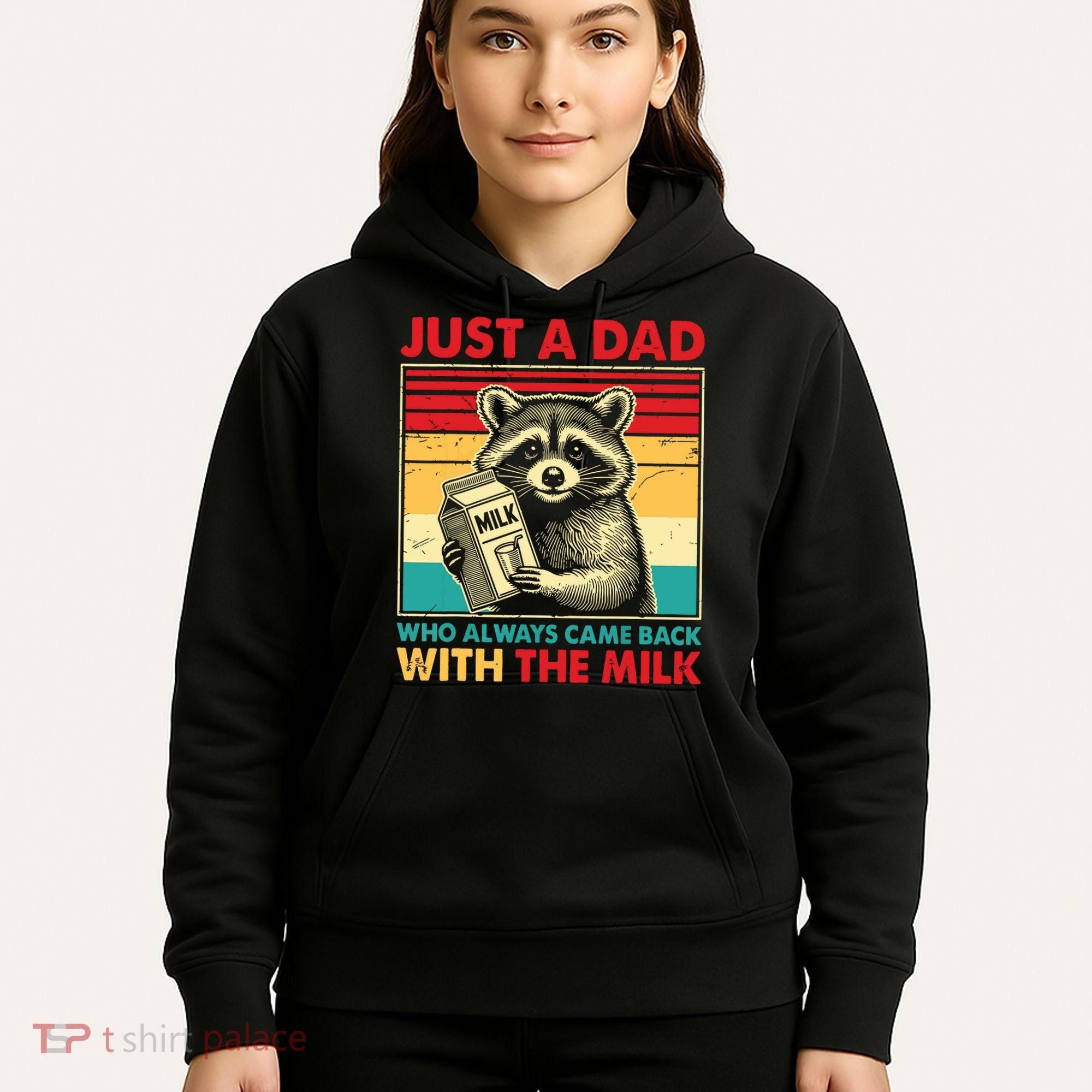 Just A Dad Who Always Came Back With The Milk Hoodie