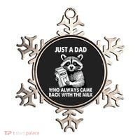 Just A Dad Who Always Came Back With The Milk FatherS Day Ornament thumb 0