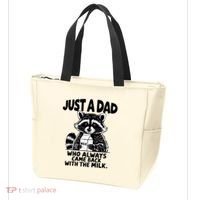 Just A Dad Who Always Came Back With The Milk Funny Dad Joke Tote Bag thumb 3