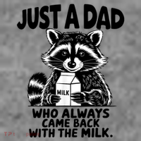 Just A Dad Who Always Came Back With The Milk Funny Dad Joke Toddler Hoodie thumb 2