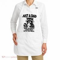 Just A Dad Who Always Came Back With The Milk Funny Dad Joke Apron thumb 2