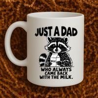 Just A Dad Who Always Came Back With The Milk Funny Dad Joke Coffee Mug thumb 2