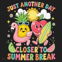 Just Another Day Closer To Summer Break Teacher Beanie thumb 2