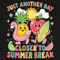 Just Another Day Closer To Summer Break Teacher Women's Hoodie thumb 2