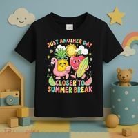 Just Another Day Closer To Summer Break Teacher Toddler T-Shirt thumb 3