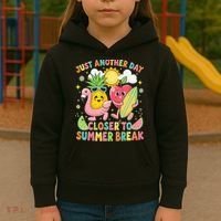 Just Another Day Closer To Summer Break Teacher Kids Hoodie thumb 3