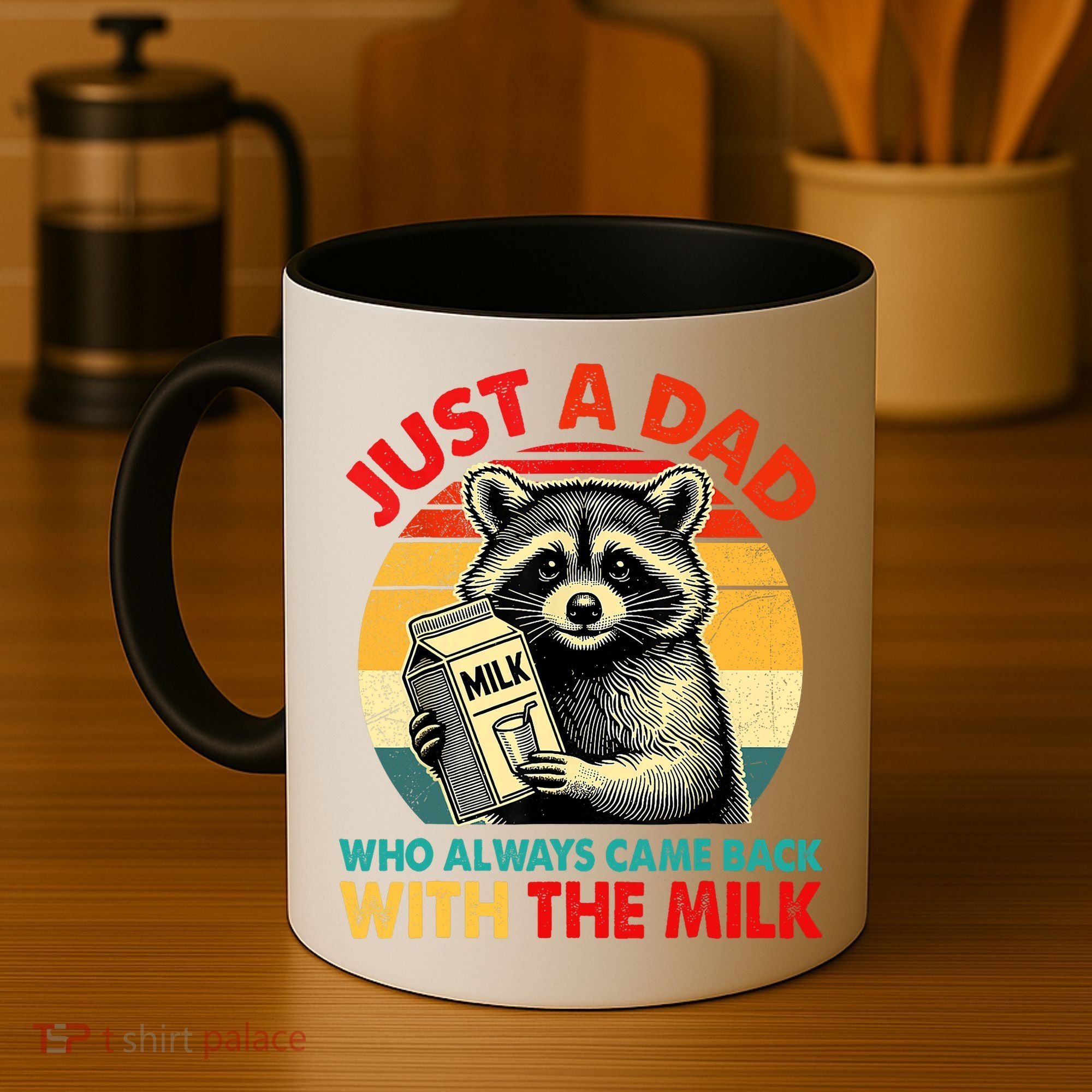 Just A Dad Who Always Came Back With The Milk Fathers Day  Coffee Mug