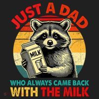Just A Dad Who Always Came Back With The Milk Fathers Day  Beanie thumb 2