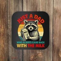 Just A Dad Who Always Came Back With The Milk Fathers Day  Coaster thumb 0
