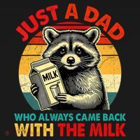Just A Dad Who Always Came Back With The Milk Fathers Day  Coaster thumb 2