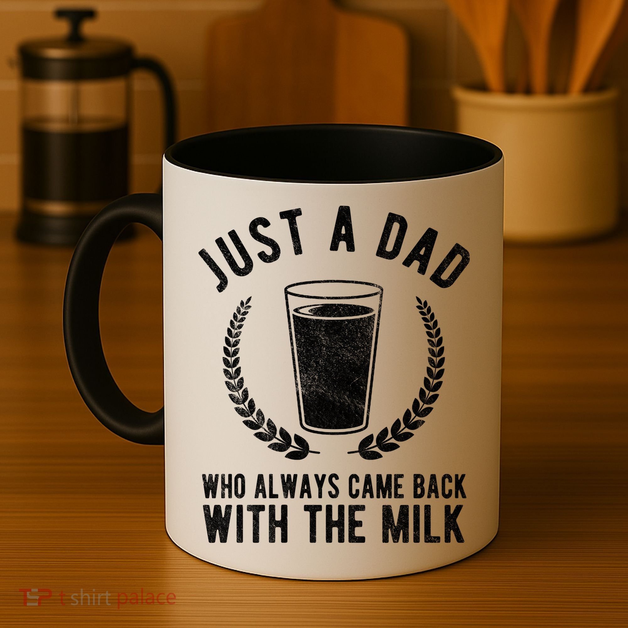 Just A Dad Who Always Came Back With The Milk Coffee Mug