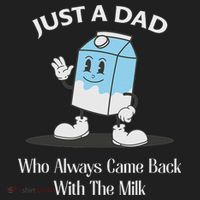 Just A Dad Who Always Came Back With The Milk Beanie thumb 2