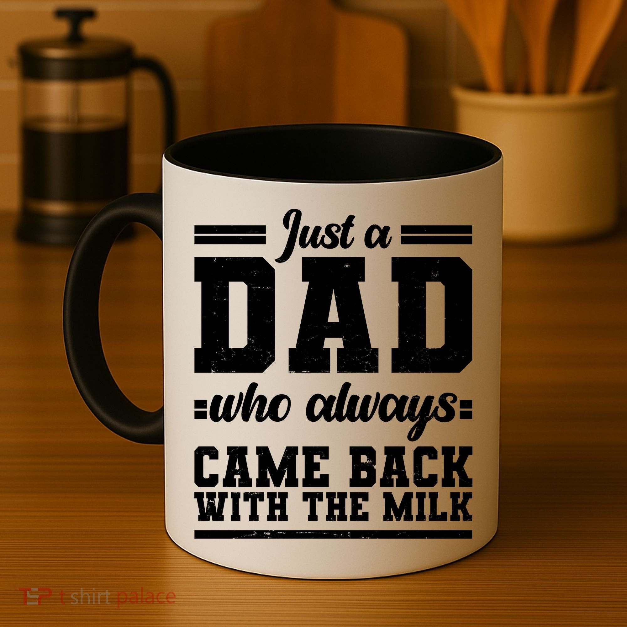 Just A Dad Who Always Came Back With The Milk Coffee Mug