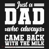 Just A Dad Who Always Came Back With The Milk Ornament thumb 1