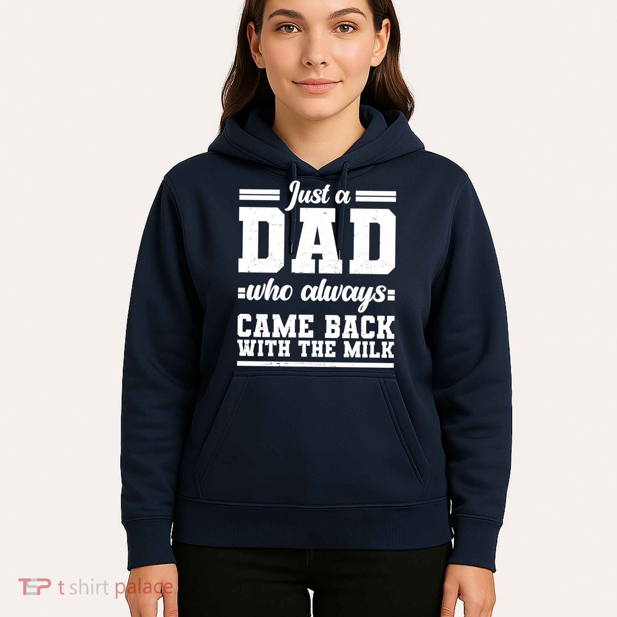 Just A Dad Who Always Came Back With The Milk Hoodie
