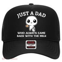 Just A Dad Who Always Came Back With The Milk Fathers Day Hat thumb 0