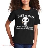 Just A Dad Who Always Came Back With The Milk Fathers Day Kids T-Shirt thumb 2
