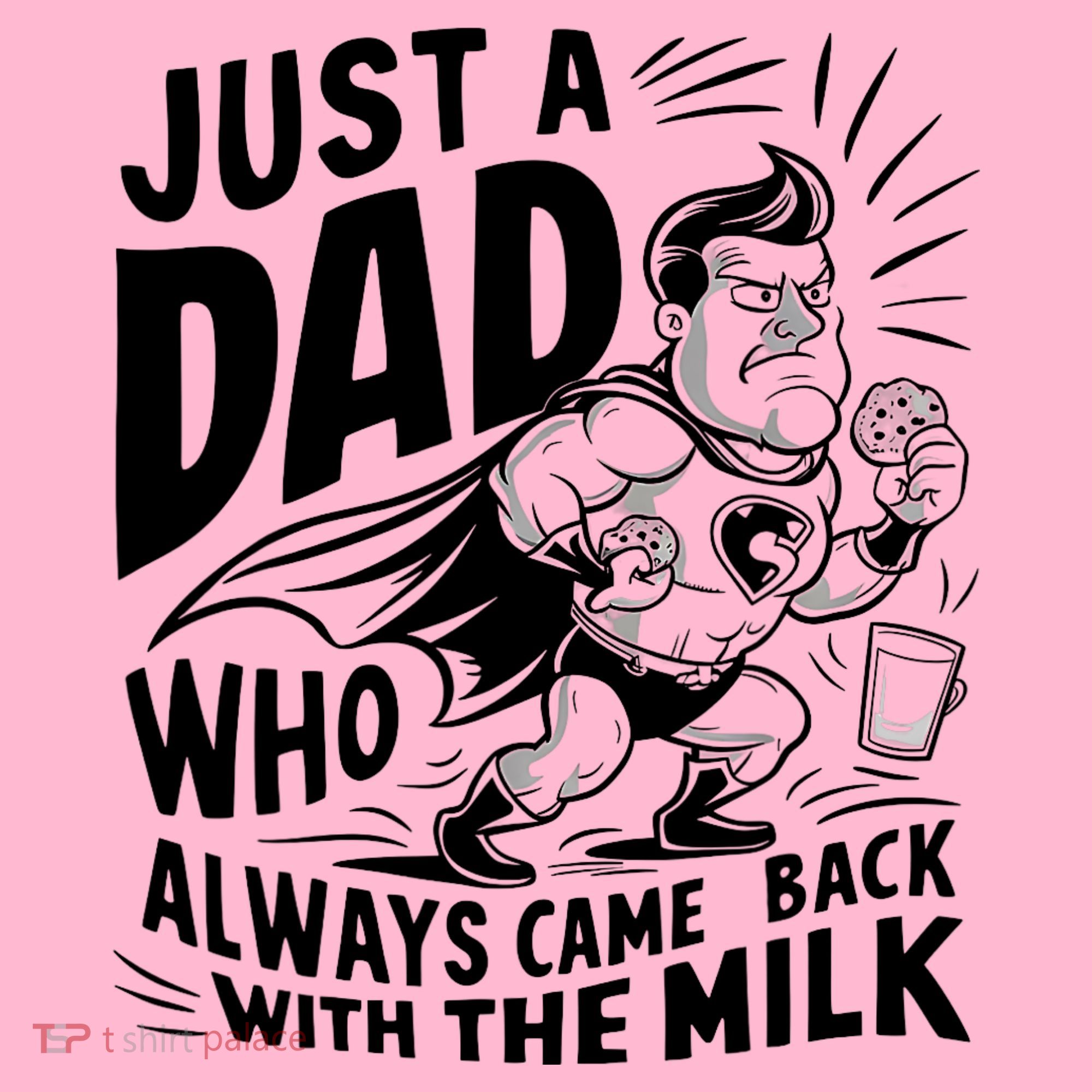 Just A Dad Who Always Came Back With The Milk Fathers Day Coaster