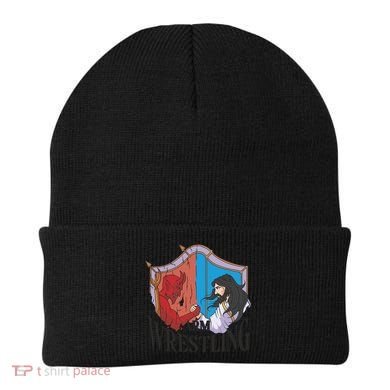Jesus And Devil Arm Wrestling Beanie