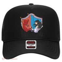 Jesus And Devil Arm Wrestling Hat thumb 0