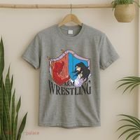 Jesus And Devil Arm Wrestling T-Shirt thumb 2