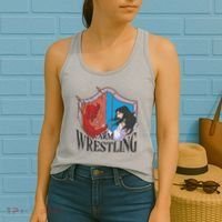 Jesus And Devil Arm Wrestling Women's Tank Top thumb 2