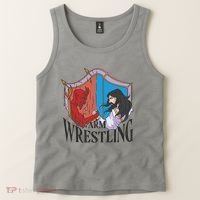 Jesus And Devil Arm Wrestling Tank Top thumb 2