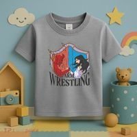 Jesus And Devil Arm Wrestling Toddler T-Shirt thumb 3