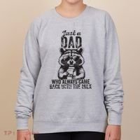 Just A Dad Who Always Came Back With The Milk Women's Sweatshirt thumb 0