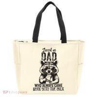 Just A Dad Who Always Came Back With The Milk Tote Bag thumb 0