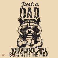 Just A Dad Who Always Came Back With The Milk Tote Bag thumb 4