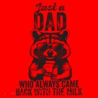 Just A Dad Who Always Came Back With The Milk Santa Hat thumb 1