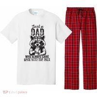 Just A Dad Who Always Came Back With The Milk Pajama Set thumb 0