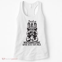 Just A Dad Who Always Came Back With The Milk Women's Tank Top thumb 0