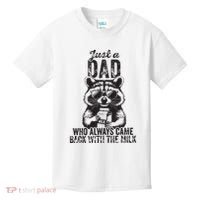 Just A Dad Who Always Came Back With The Milk Kids T-Shirt thumb 0