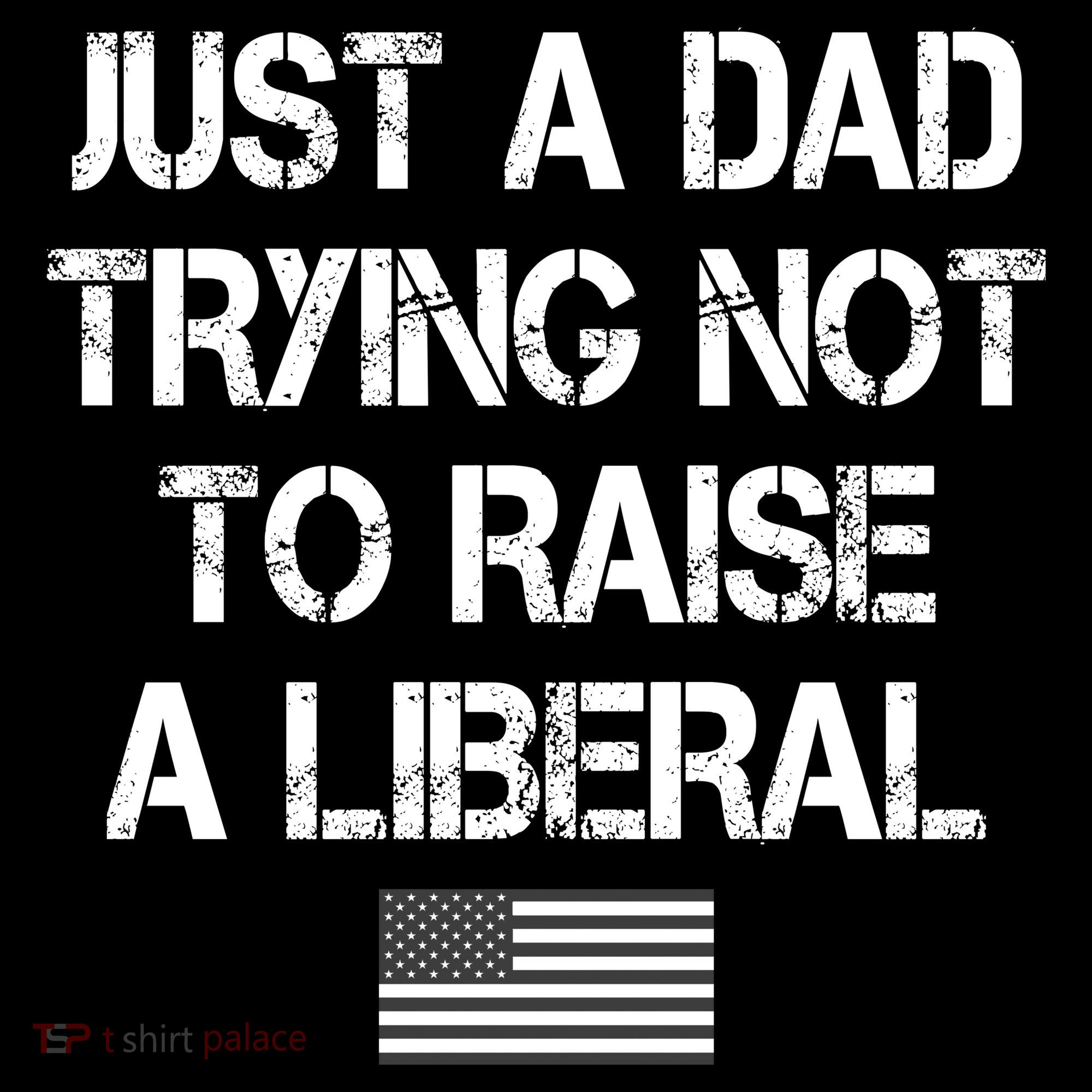 Just A Dad Trying Not To Raise A Liberal Father's Day Women's Hoodie