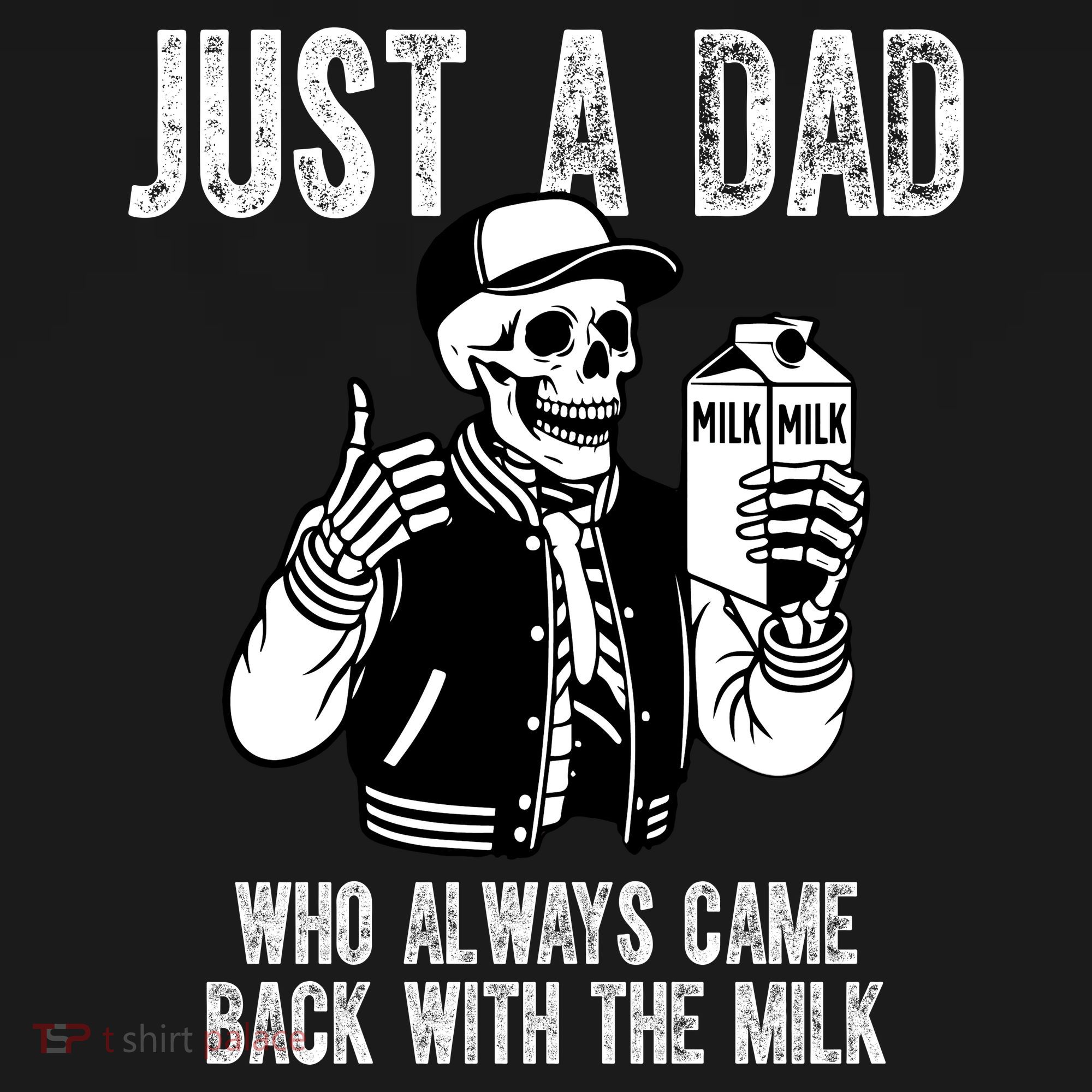 Just A Dad Who Always Came Back With The Milk Skeleton  Mousepad