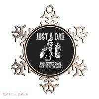 Just A Dad Who Always Came Back With The Milk Skeleton  Ornament thumb 0