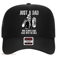 Just A Dad Who Always Came Back With The Milk Skeleton  Hat thumb 0