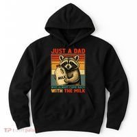Just A Dad Who Always Came Back With The Milk - Fathers Day  Hoodie thumb 0