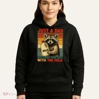 Just A Dad Who Always Came Back With The Milk - Fathers Day  Hoodie thumb 5